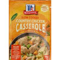 Mccormick Slow Cookers Recipe Base Country Chicken Casserole