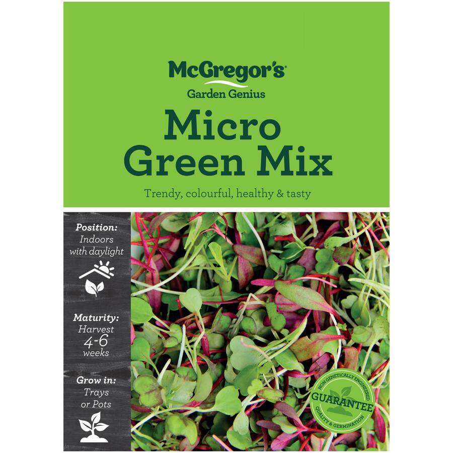 Mcgregors Vegetable Seeds Micro Green Mix