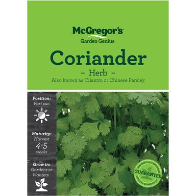 mcgregors herb seeds coriander