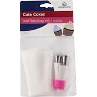 Homeliving Icing Set Bag & Stainless Steel Nozzles