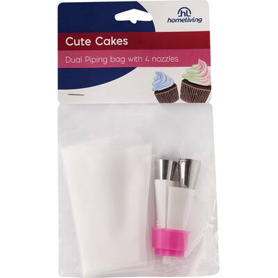 homeliving icing set bag & stainless steel nozzles
