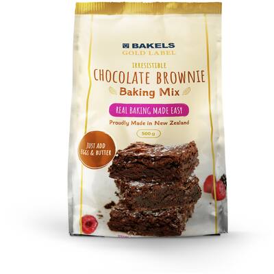 bakels gold label baking mix chocolate brownie