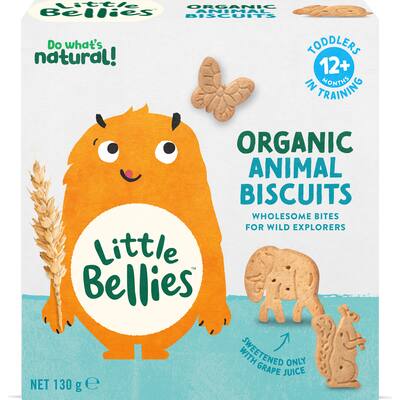 little bellies organic toddler snacks animal biscuits