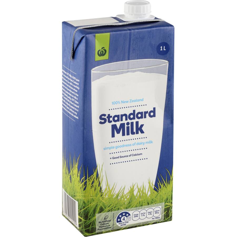 Woolworths Milk Standard Uht