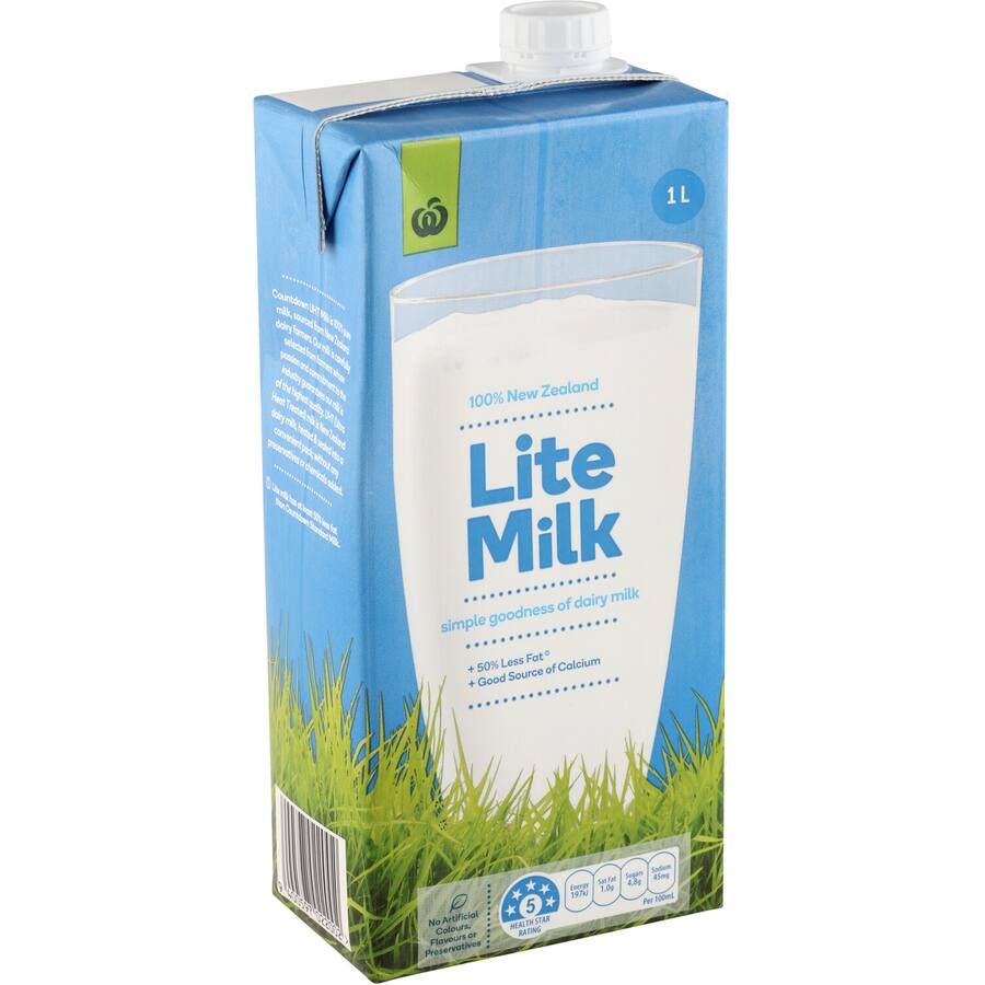 Woolworths Milk Lite Uht