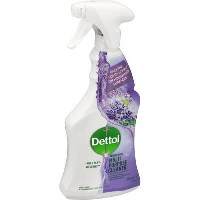 dettol healthy clean multipurpose cleaning spray wipe lavender