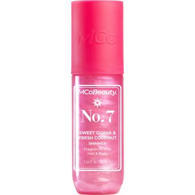 mcobeauty fragrance mist no.7 shimmer guava & fresh coconut
