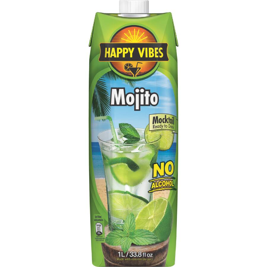 Happy Vibes Mocktail Mojito Non Alcoholic