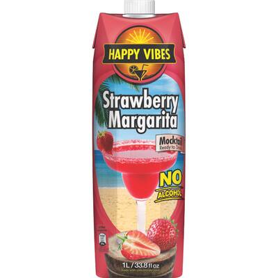 happy vibes mocktail strawberry non alcoholic