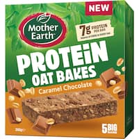 Mother Earth Caramel Choc Protein Oat Bakes 200g