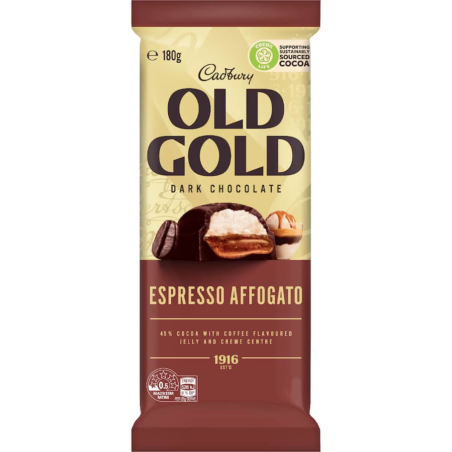 Cadbury Chocolate Old Gold Affogato