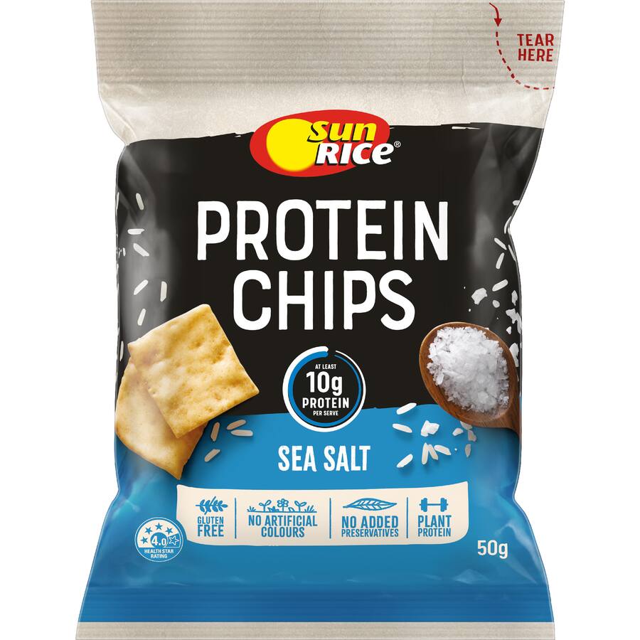 Sunrice Protein Chips Sea Salt