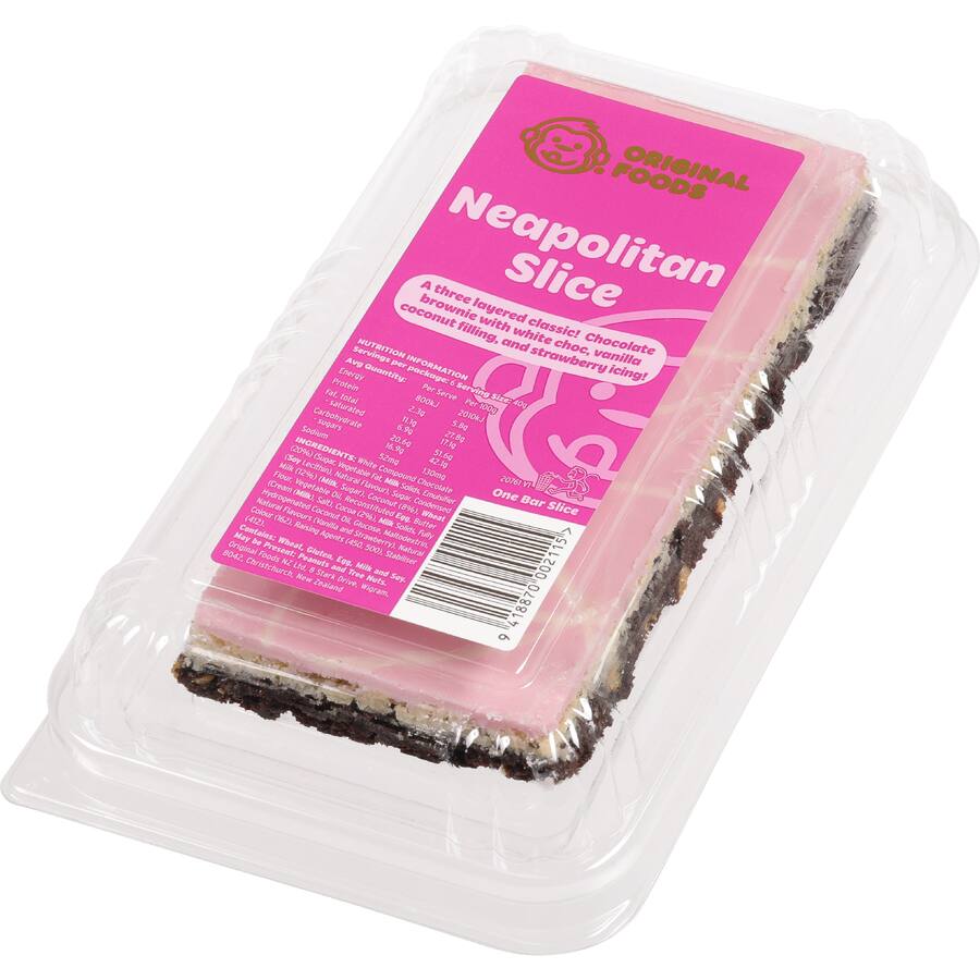 Original Foods Slices Neopolitan Bar
