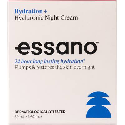 essano night face cream moisturiser hydration+
