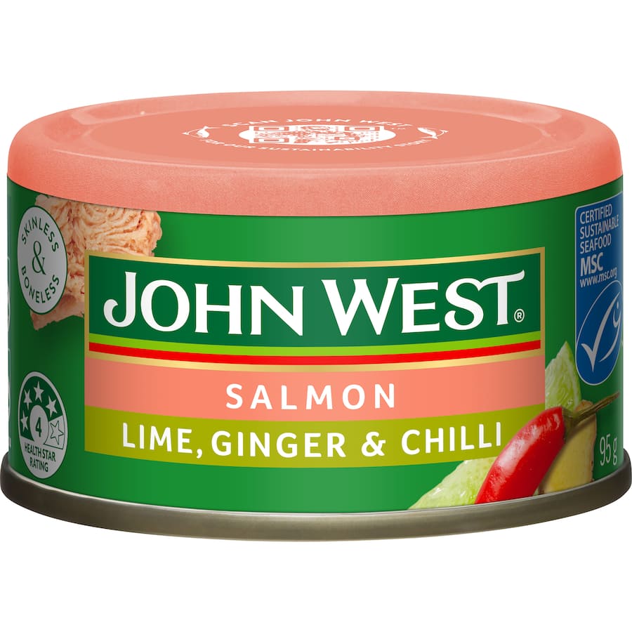 John West Salmon Lime, Ginger & Chilli