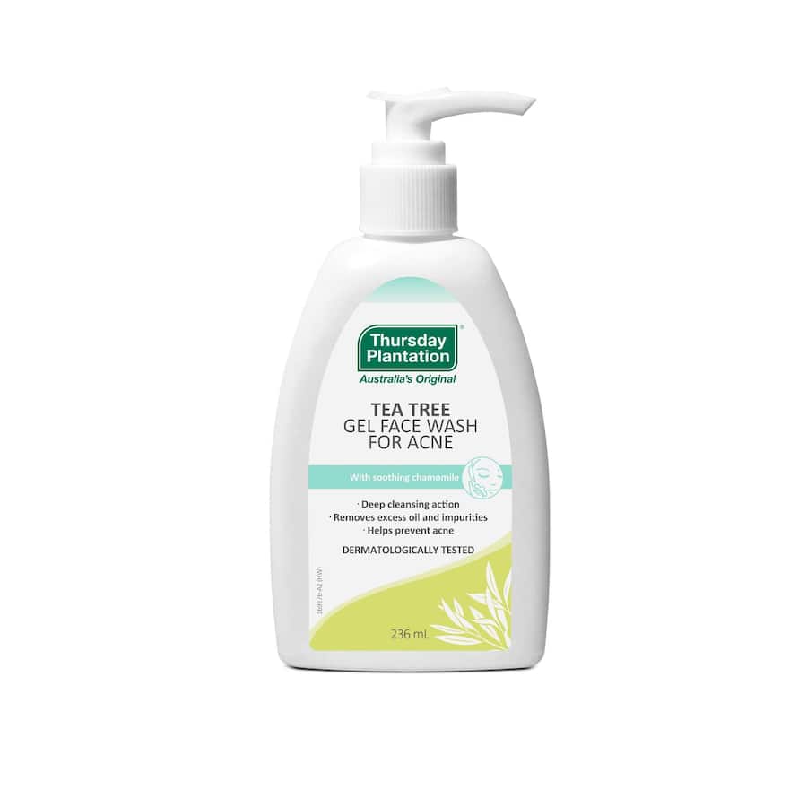 Thursday Plantation Skin Care Gel Face Wash For Acne