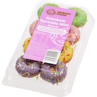 original foods donuts rainbow mini