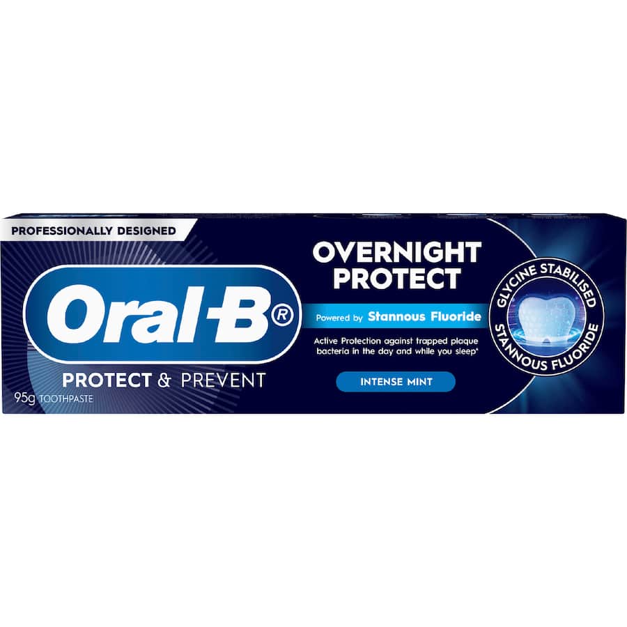 Oral B Toothpaste Overnight Protect Intense Mint