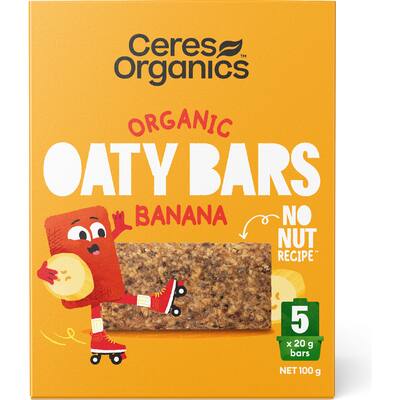 ceres organics oaty bars banana