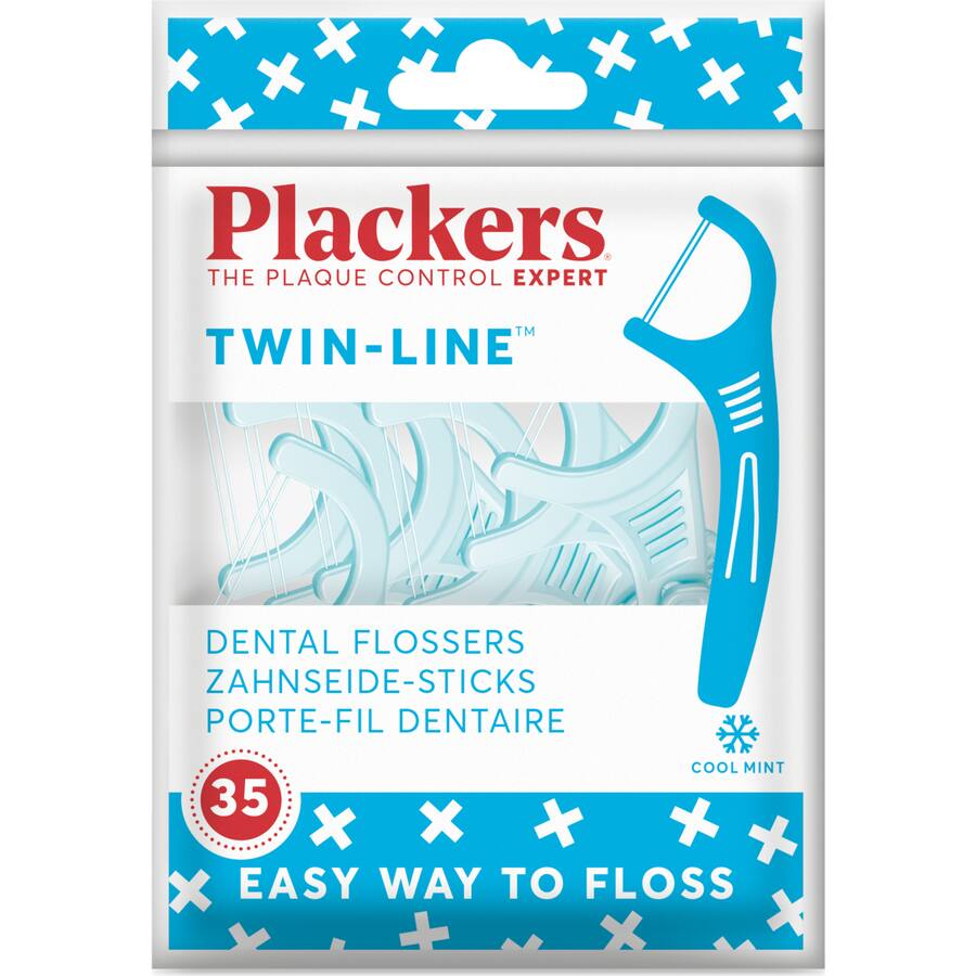 Plackers Dental Flossers Twin Line