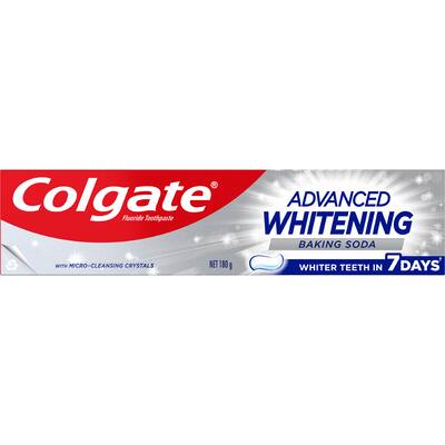 colgate advanced whitening toothpaste baking soda