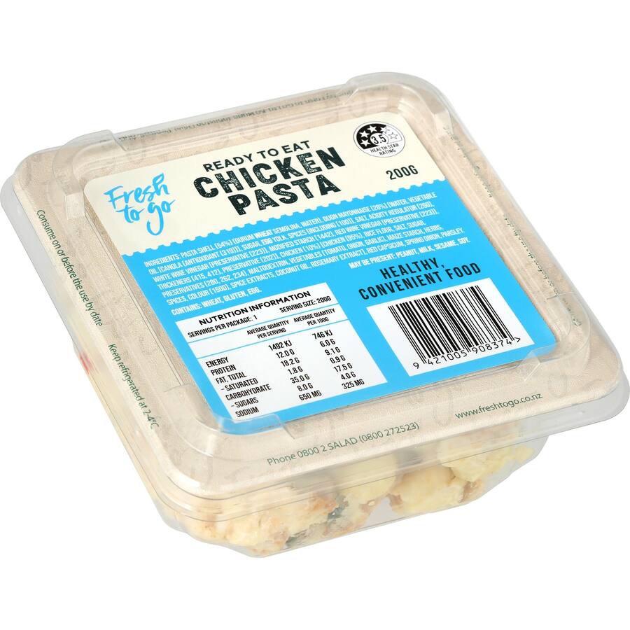 Fresh To Go Fresh Salad Chicken Pasta