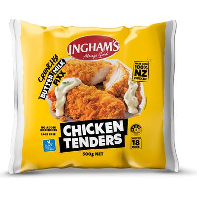 inghams chicken tenders crunchy fixx buttermilk