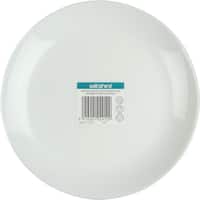 Wiltshire Side Plate White Coupe Glass 19cm