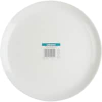 Wiltshire Dinner Plate White Coupe Glass 25cm