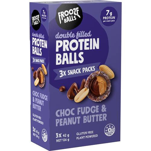 Frooze Balls Protein Snack Balls Choc Fudge & Peanut Butter