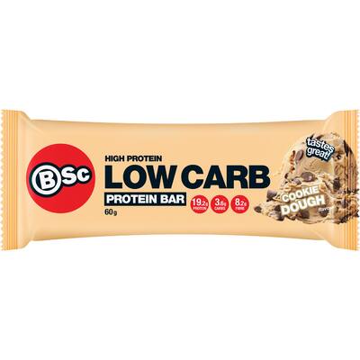 bsc low carb high protein bar cookie dough