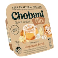 chobani flip yoghurt single cinnamon scroll