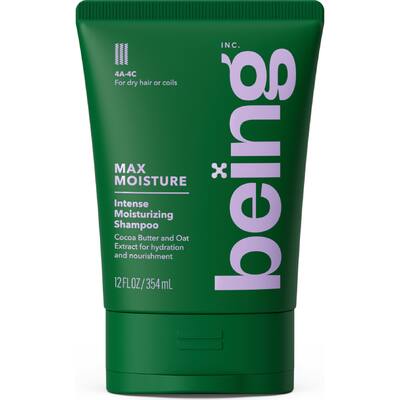 being max moisture shampoo intense moisturizing