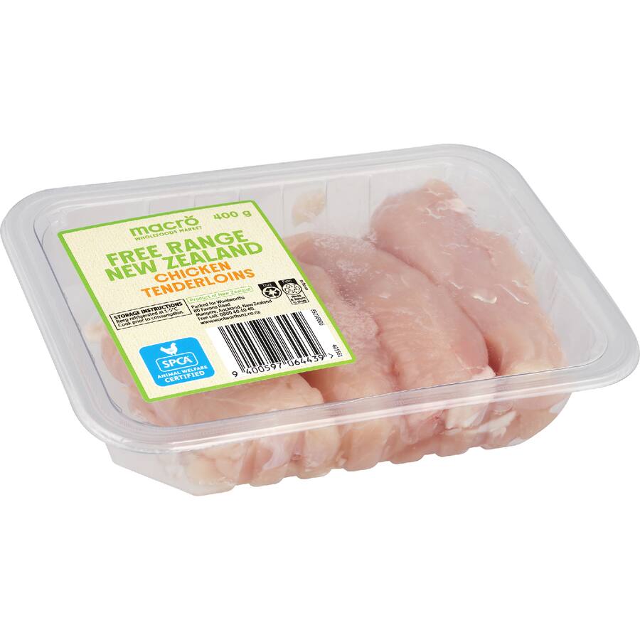 Macro Free Range Nz Chicken Tenderloins