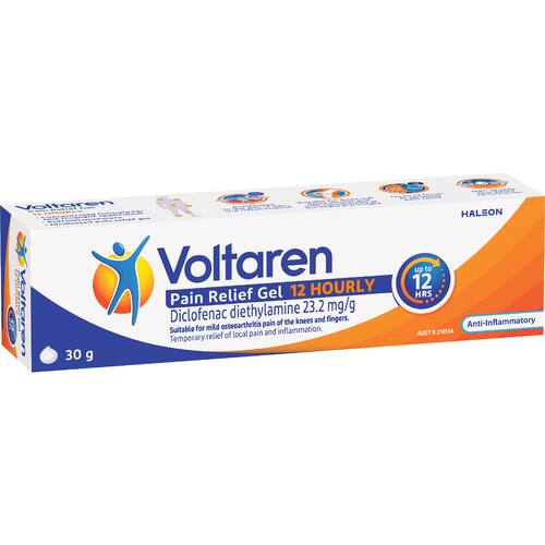 Voltaren Pain Relief Gel 12 Hourly