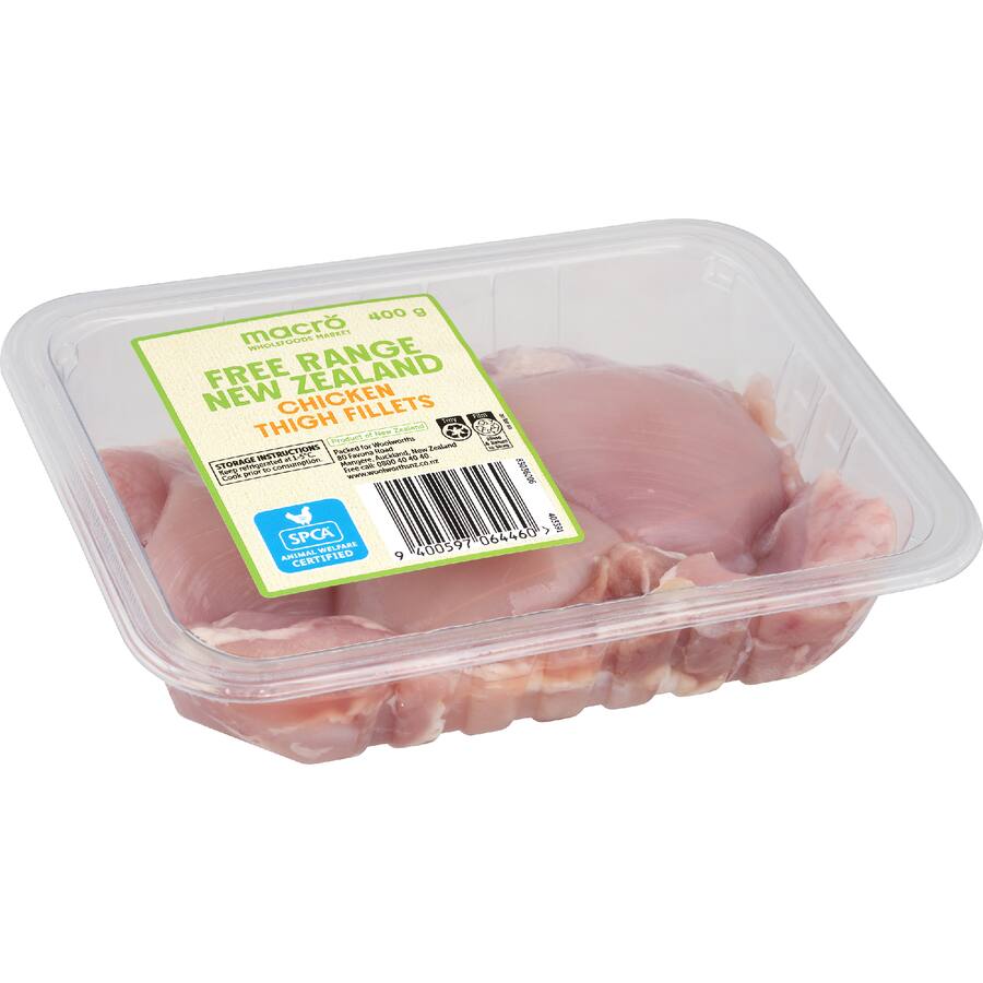 Macro Free Range Chicken Thigh Fillets