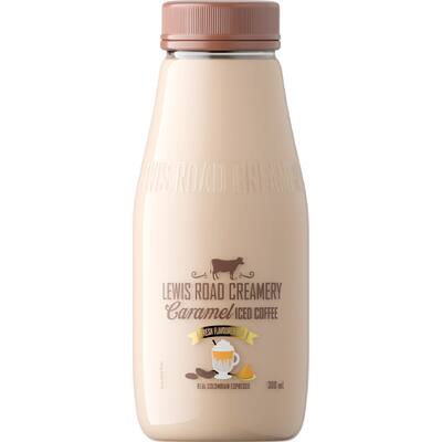 lewis road creamery flavoured milk flat white caramel espresso