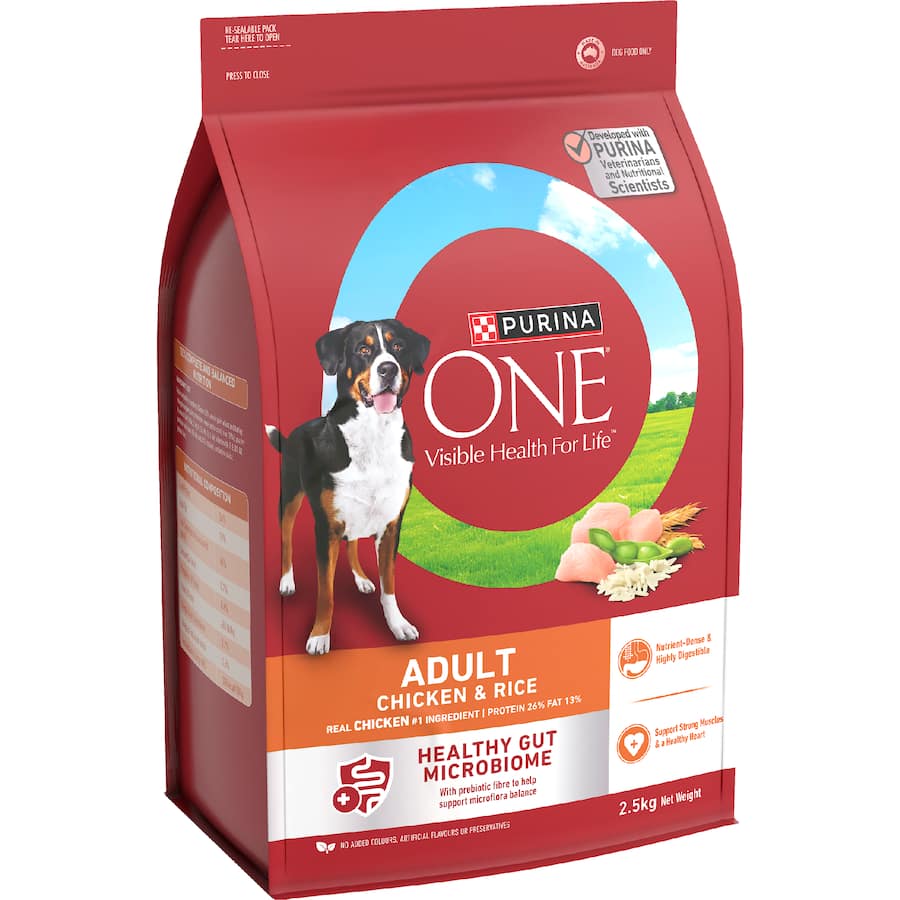 Buy Purina One Adult Dry Dog Food Chicken Rice online at - Main Image