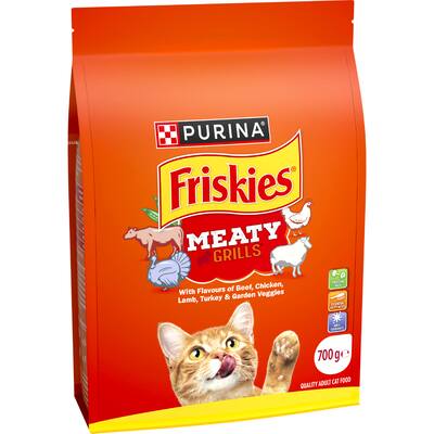 friskies dry cat food meaty grills