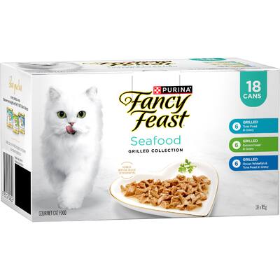 fancy feast grilled collection wet cat food seafood