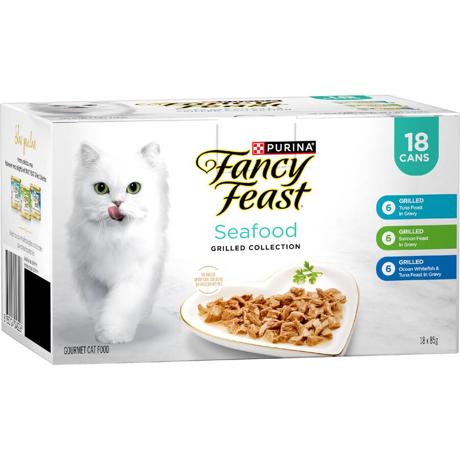Fancy Feast Grilled Collection Wet Cat Food Seafood