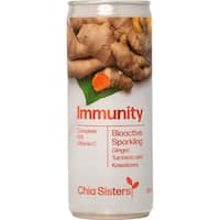 Chia Sisters Immunity Ginger & Turmeric Sparkling Drink