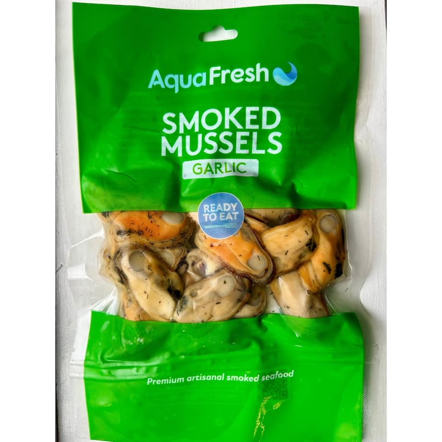 Aquafresh Smoked Mussels Garlic