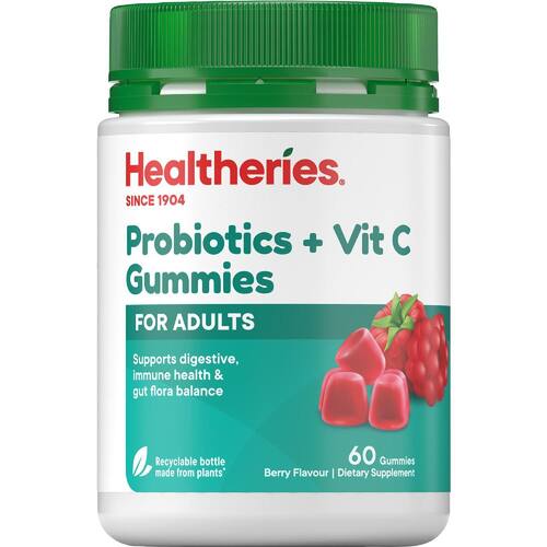 Healtheries Probiotics + Vit C Berry Gummies