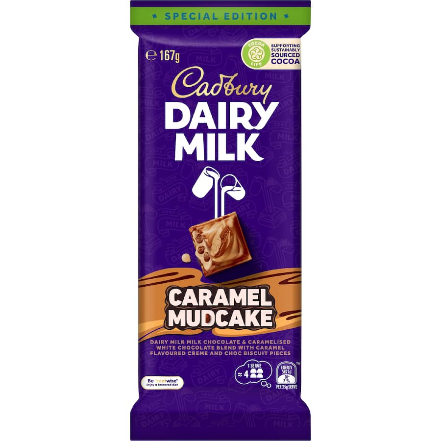 Cadbury Chocolate Dairy Milk Caramel Mudcake