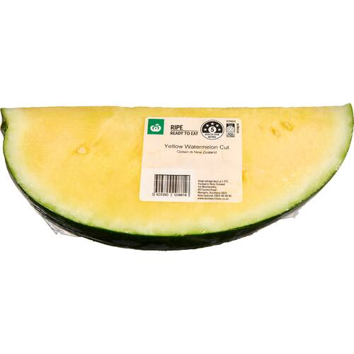 Fresh Fruit Water Melon Yellow Cut