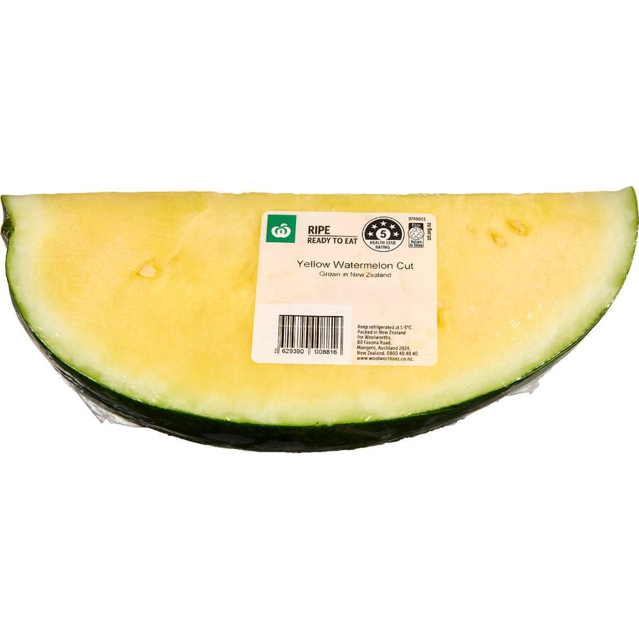 Fresh Fruit Water Melon Yellow Cut