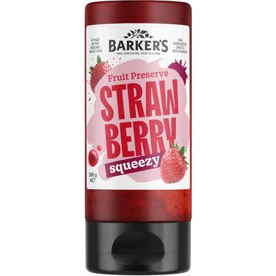 barker's jam strawberry