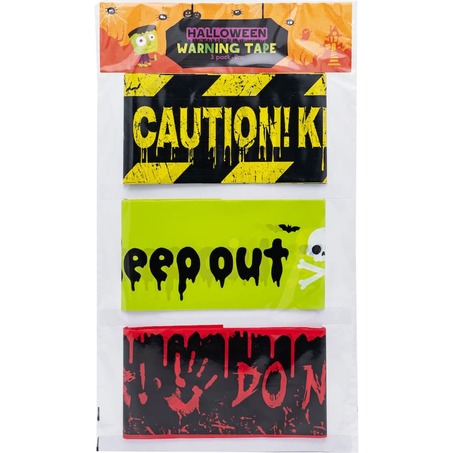 Woolworths Halloween Decorations Warning Tape