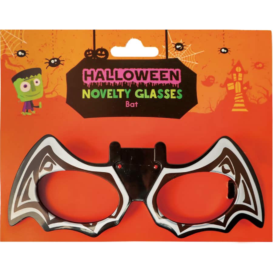 Woolworths Halloween Novelty Glasses Bat